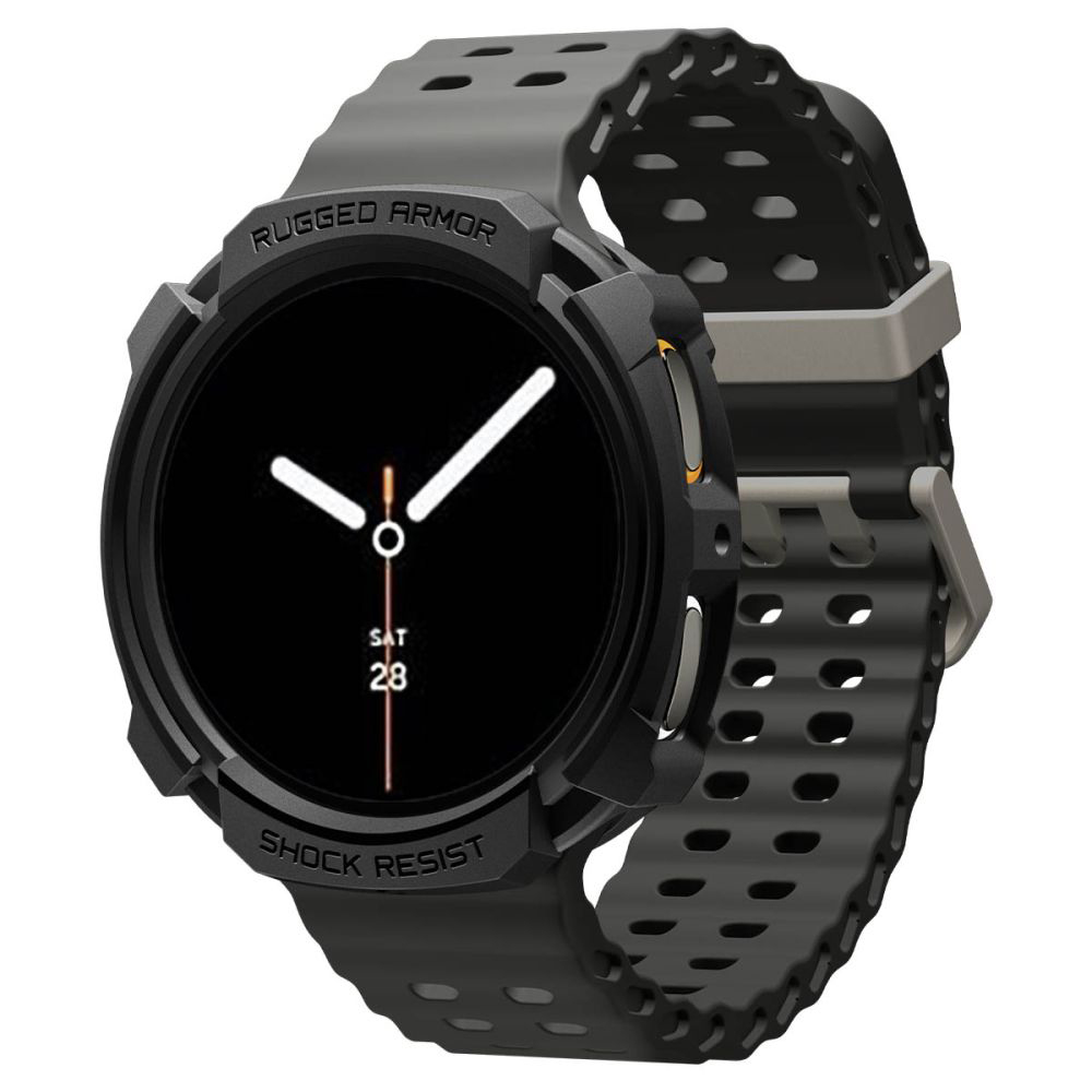Калъф за Samsung Galaxy Watch8 40mm - Spigen Rugged Armor (ACS10004) - Черен