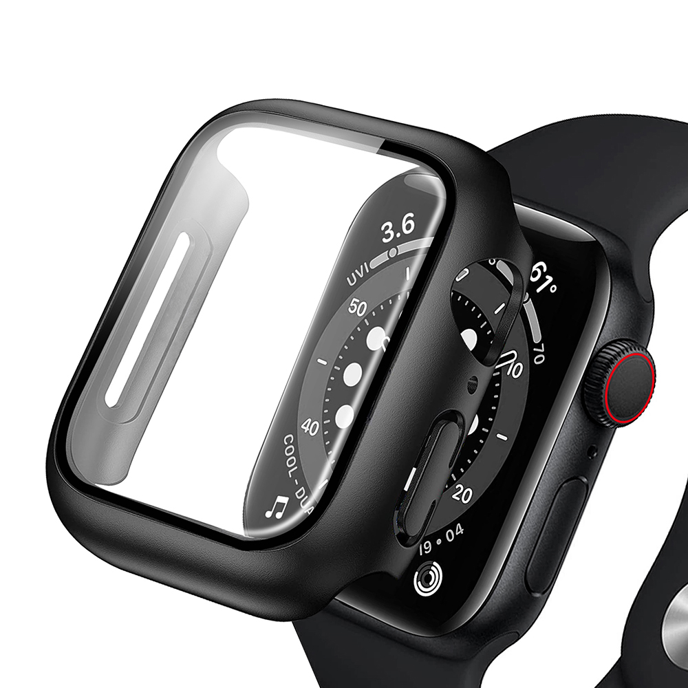 Калъф за Apple Watch 7 45mm + Sleeve - ANANK Screen Guard - Черен