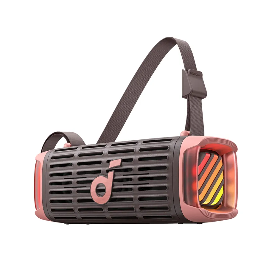 Fara Fir Bluetooth 5.3, Floats on Water, BassUp - Anker Soundcore Boom 3i (D5100080) - Desert Rose Кафяв