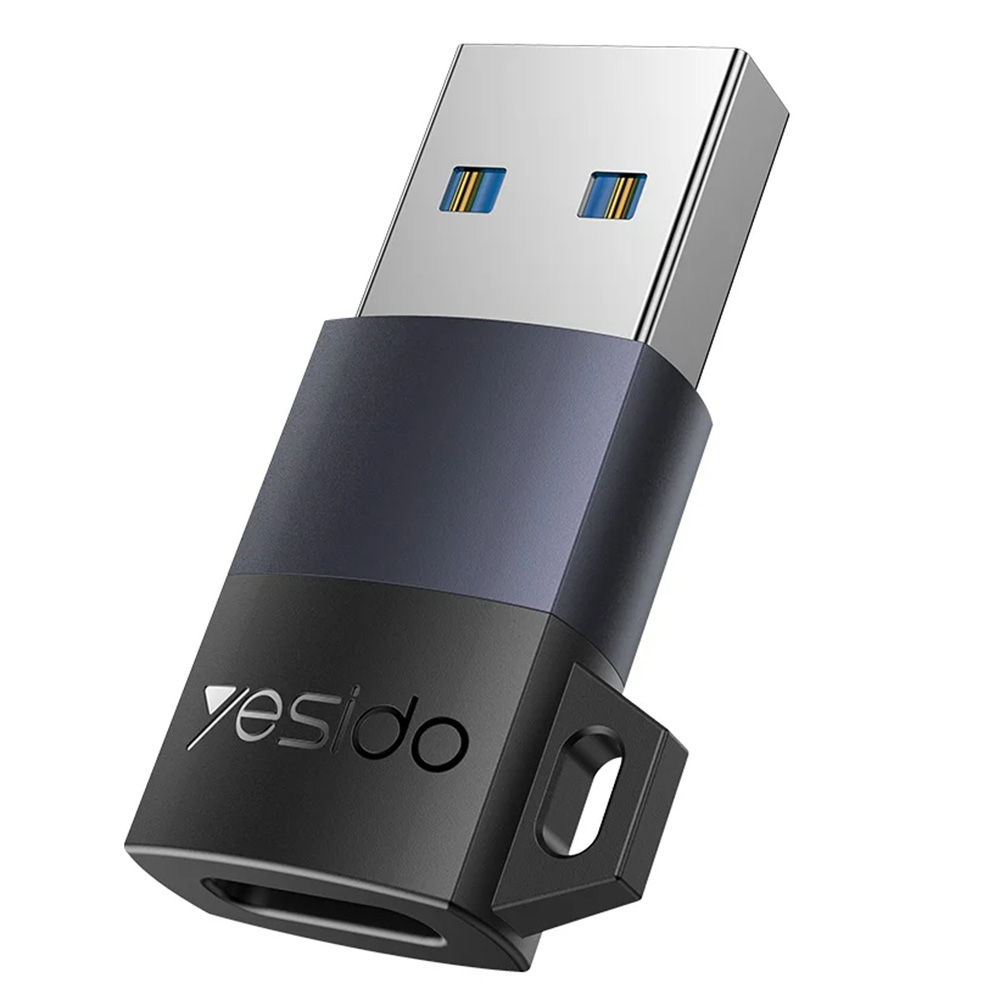USB към USB-C адаптер с OTG функция - Yesido (GS34) - Сив