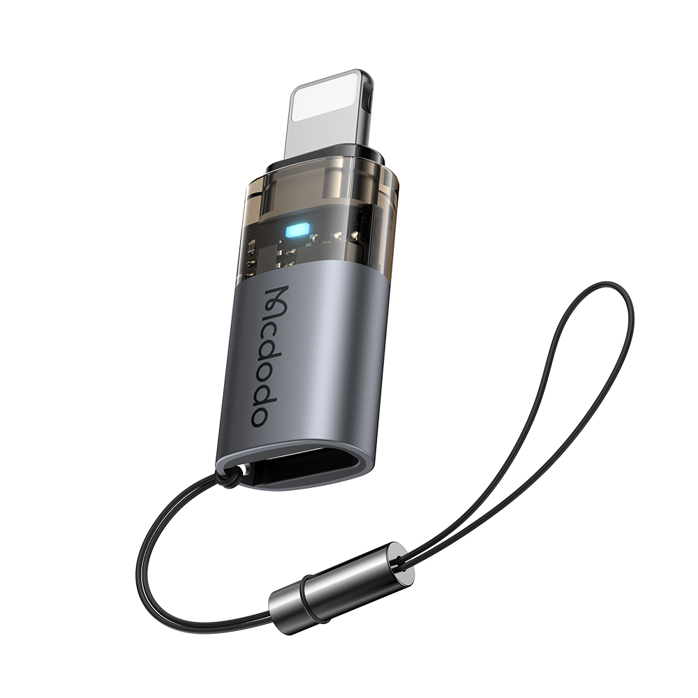 USB-C към Lightning адаптер с OTG функция, шнур - Mcdodo (OT-7630) - Черен