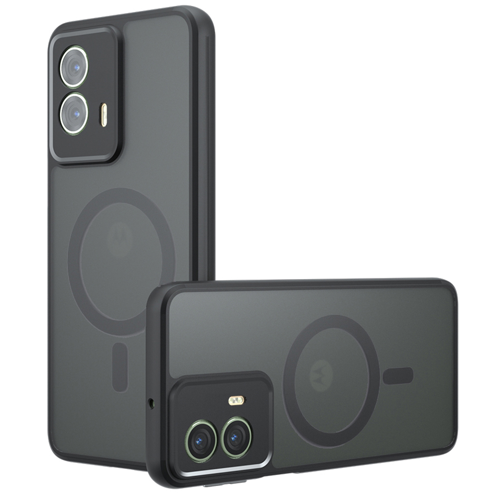 Калъф за Motorola Moto G85 - Techsuit PureFrost MagSafe - Frosted Черен