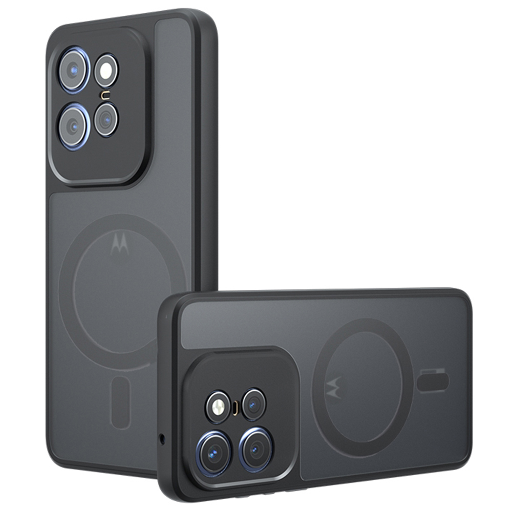 За Motorola Edge 50 Pro - Techsuit PureFrost MagSafe - Frosted Черен