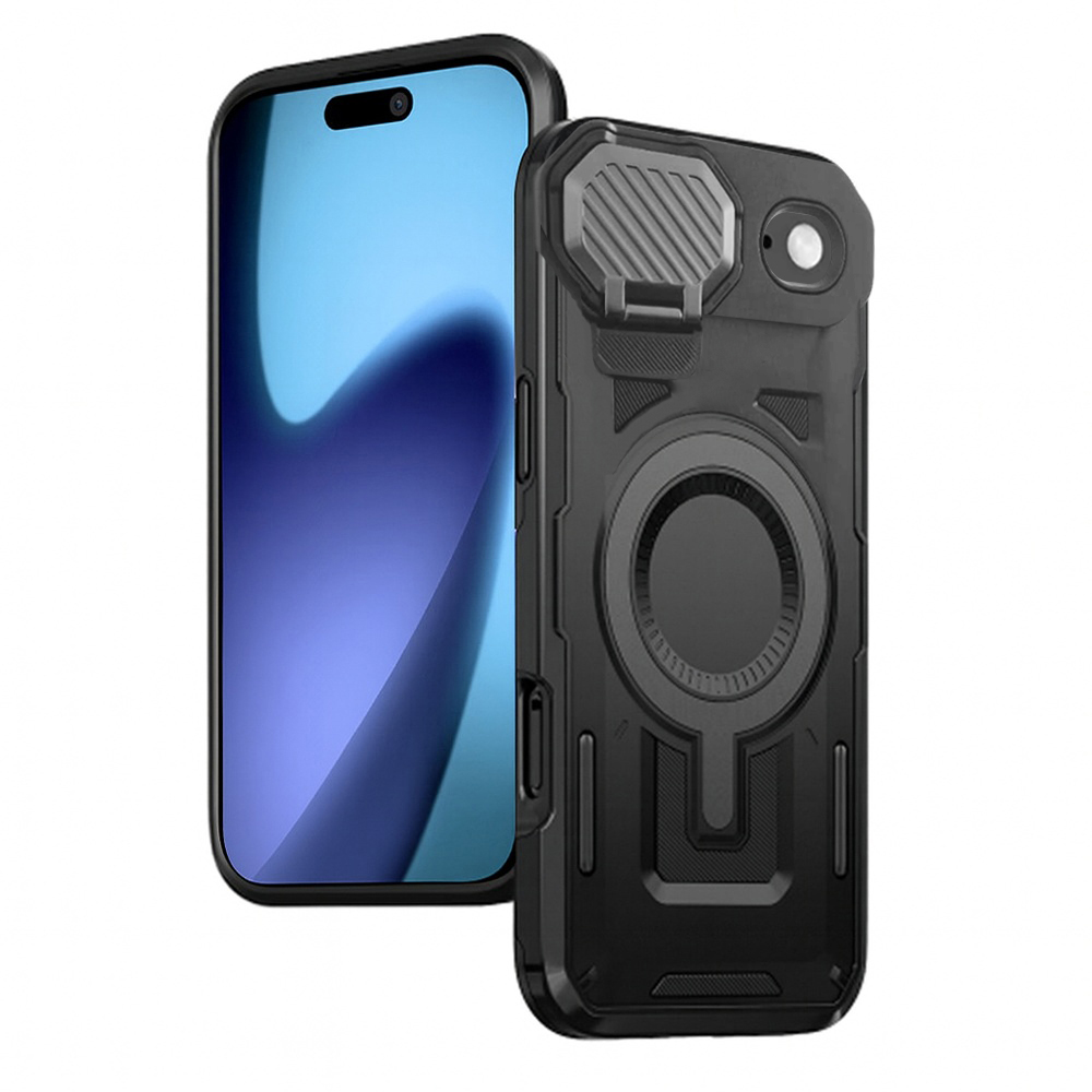 Калъф за iPhone 17 Air - Techsuit CamVault CamVault MagSafe - Черен