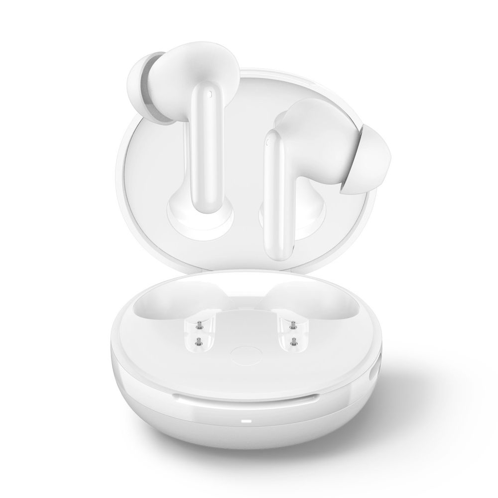 Безжични слушалки, Bluetooth 5.3, ANC, микрофон - Spigen SA2400 (ASD07962) - бели