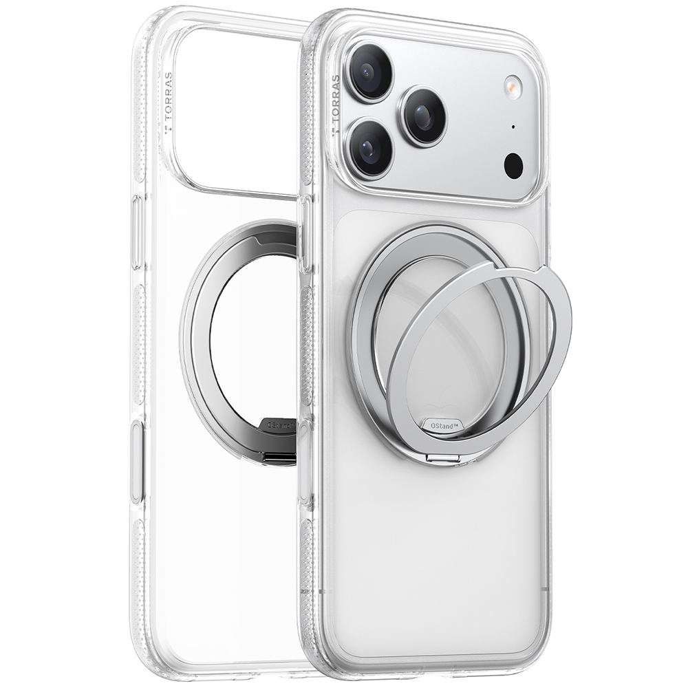 Калъф за iPhone 17 Pro - Torras Ostand R Fitness Series - Прозрачен