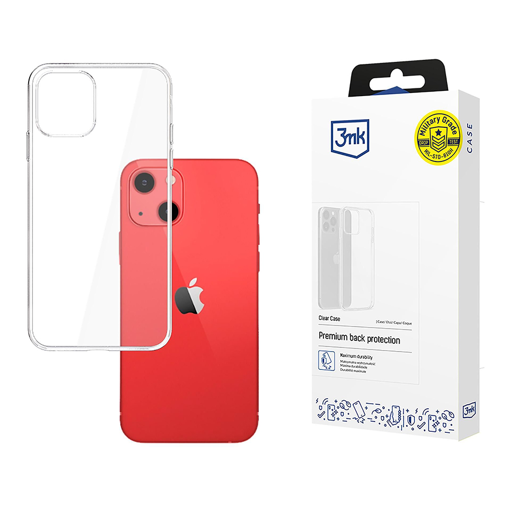 Калъф за iPhone 13 - 3mk Прозрачен Case - Прозрачен