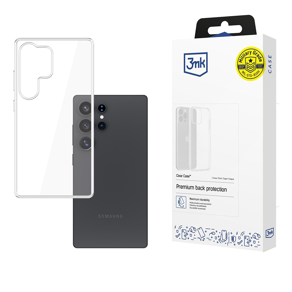 Калъф за Samsung Galaxy S25 Ultra - 3mk Прозрачен Case - Прозрачен