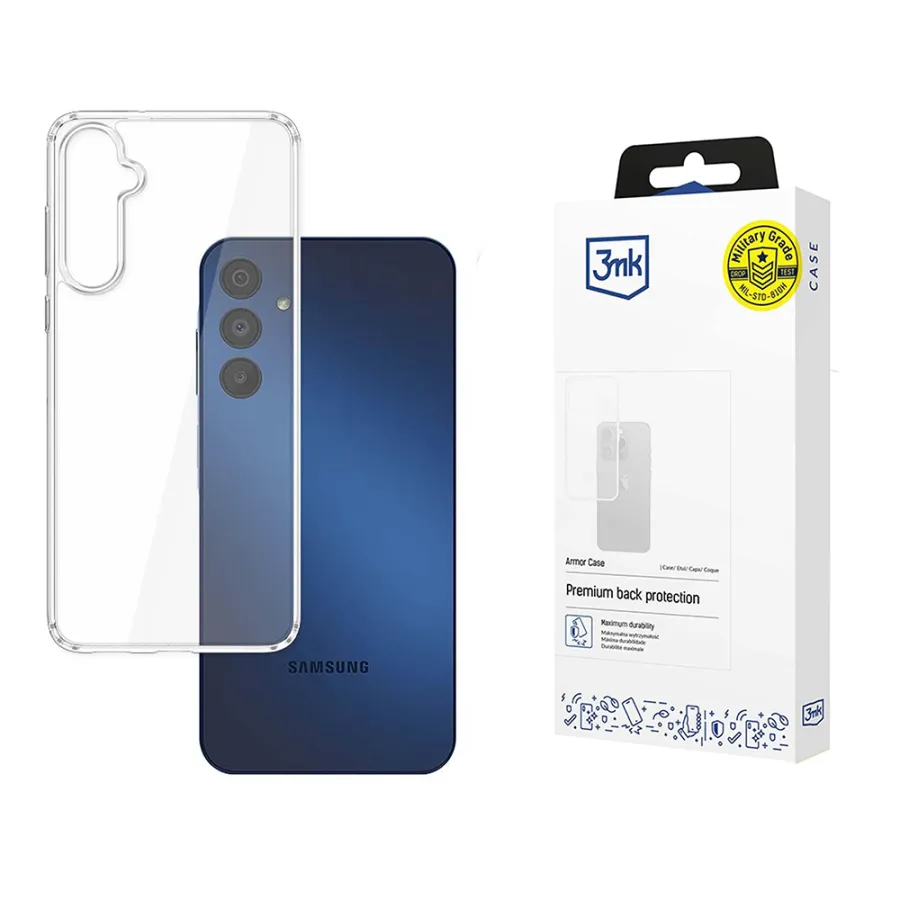Калъф за Samsung Galaxy A16 4G - 3mk Armor Case - Прозрачен