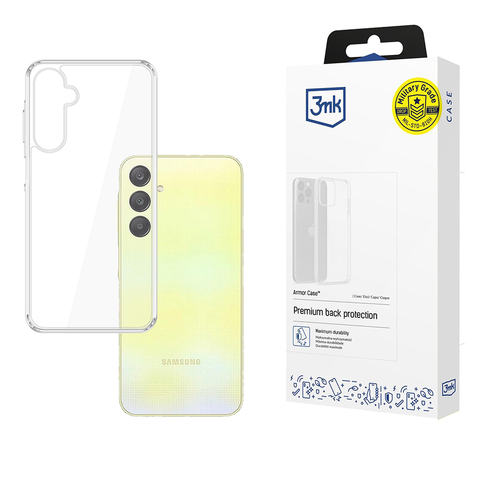 Калъф за Samsung Galaxy A26 5G - 3mk Armor Case - Прозрачен