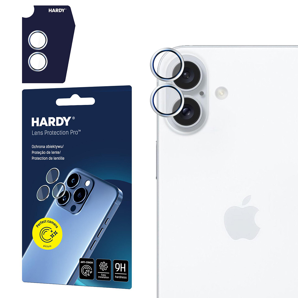 Калъф за iPhone 17 - 3mk Hardy Lens Protection Pro - Сребрист