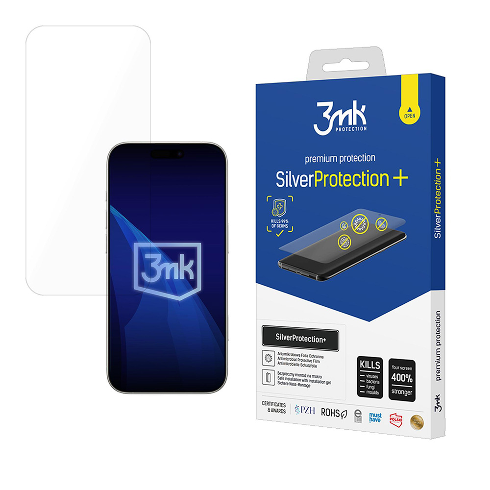 Калъф за iPhone 17 Pro Max - 3mk SilverProtection+ фолио - Прозрачен