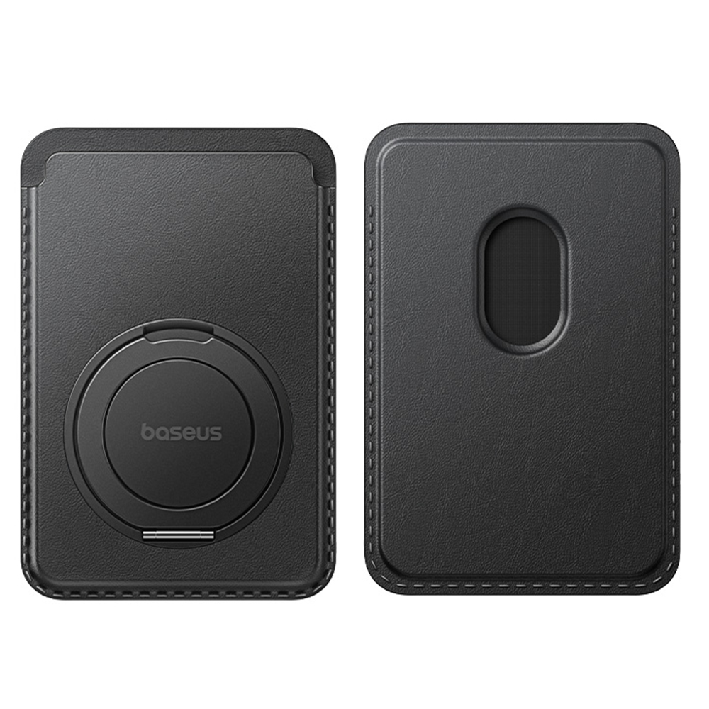 Портфейл за телефон с 3 отделения - Baseus MagPro 3 (P70385000123-00) - Cosmic Черен
