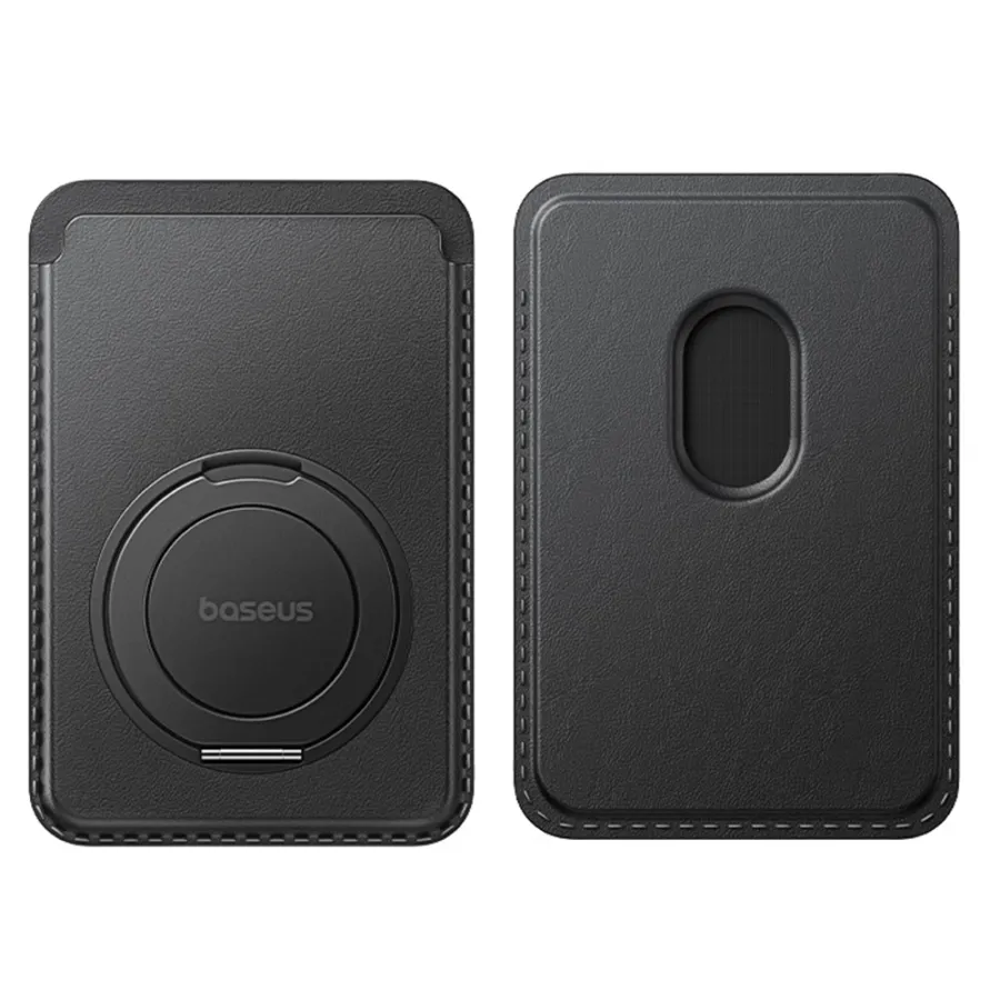 Портфейл за телефон с 3 отделения - Baseus MagPro 3 (P70385000123-00) - Cosmic Черен