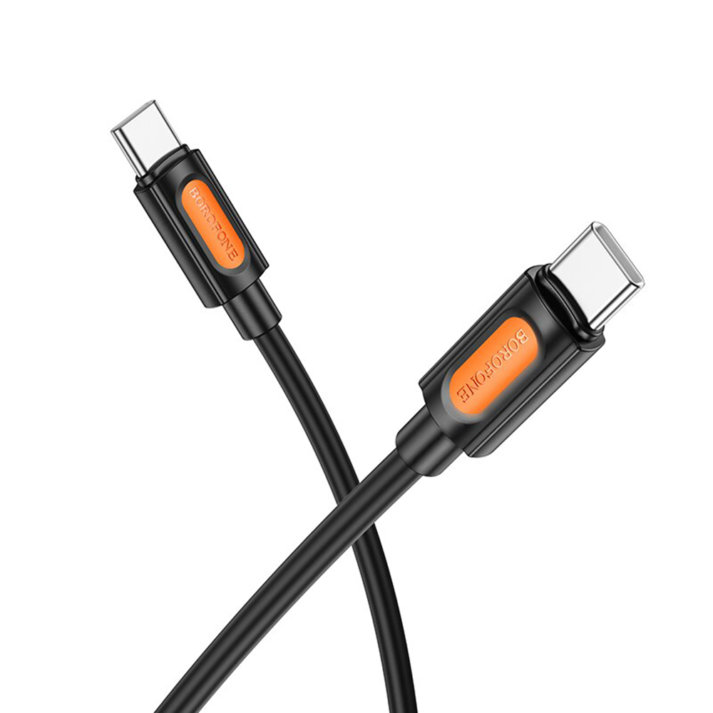 Char Charging Cable, USB-C, 60W, 1m - Borofone (BX114) - Черен
