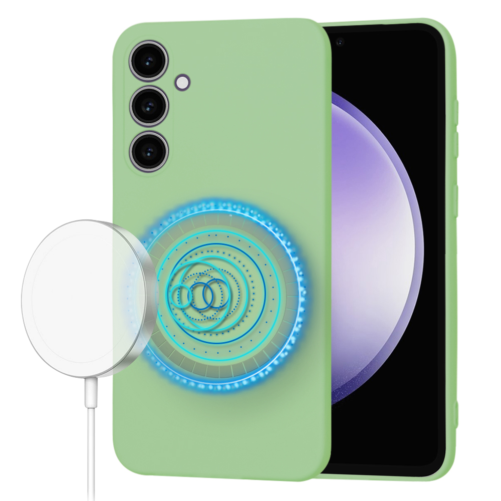 Калъф за Samsung Galaxy S23 FE - Techsuit SoftFlex MagSafe - Mint Зелен