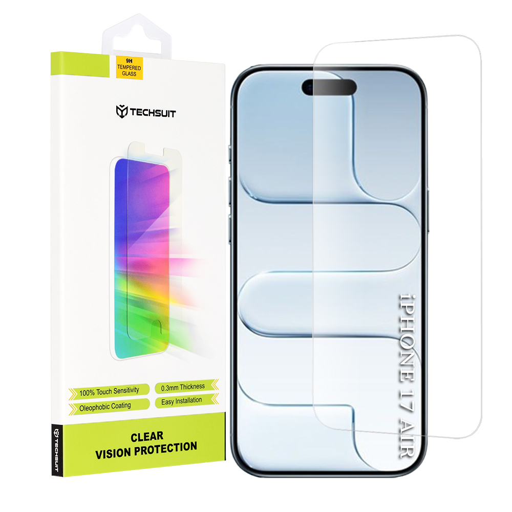 Калъф за iPhone 17 Air - Techsuit Прозрачен Vision Glass - Прозрачен