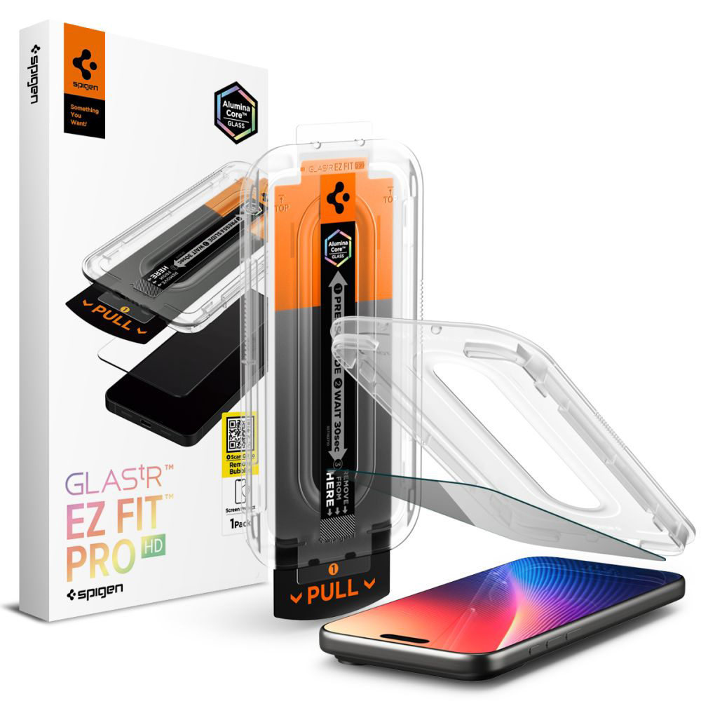 Калъф за iPhone 16 Pro Max / iPhone 17 Pro Max - Spigen Glas.tR EZ FIT Pro (AGL10096) - Поверителност