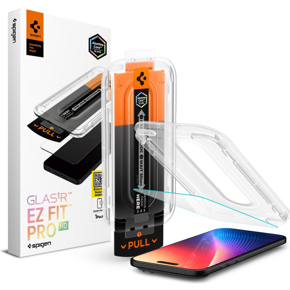 Калъф за iPhone 17 Air - Spigen Glas.tR EZ FIT Pro HD (AGL09870) - Прозрачен