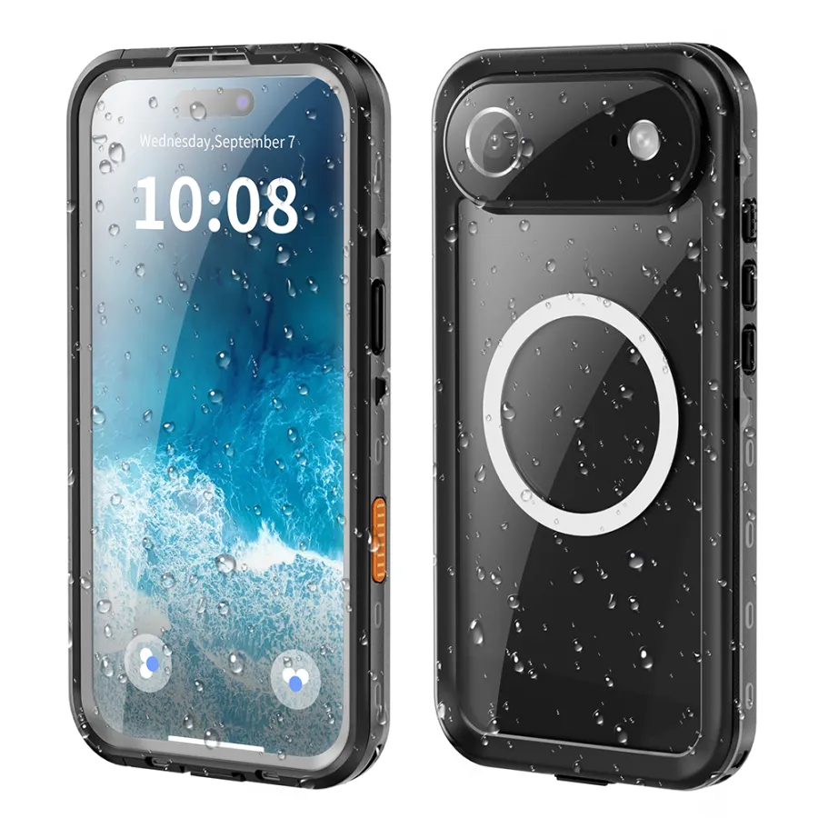 Калъф за iPhone 17 Air - ShellBox Waterproof IP68 Case - Черен