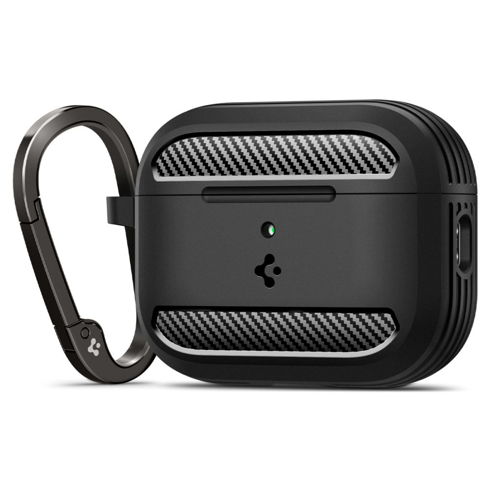 Калъф за Apple AirPods Pro 3 - Spigen Rugged Armor (ACS09822) - Черен мат