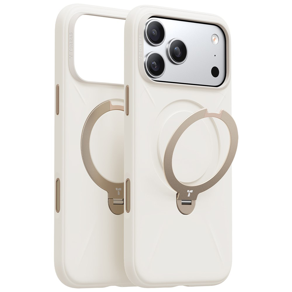 Калъф за iPhone 17 Pro Max - Torras QPRO Silicone Series - Бял