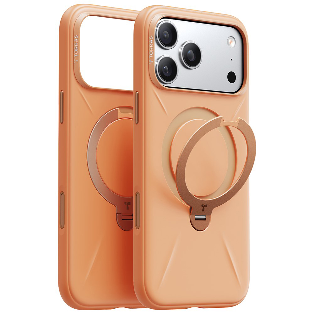 Калъф за iPhone 17 Pro - Torras QPRO Silicone Series - Оранжев
