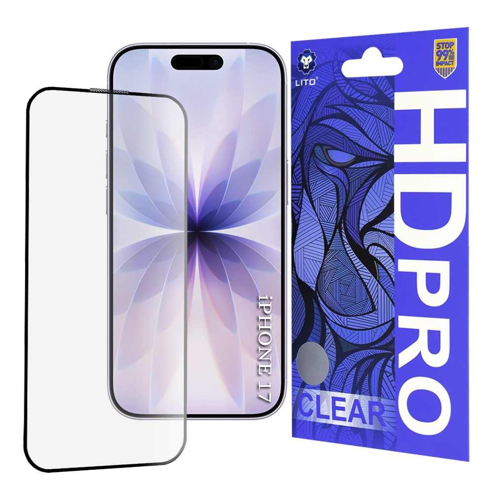 Калъф за iPhone 17 / iPhone 16 Pro - Lito HD Pro Прозрачен - Черен