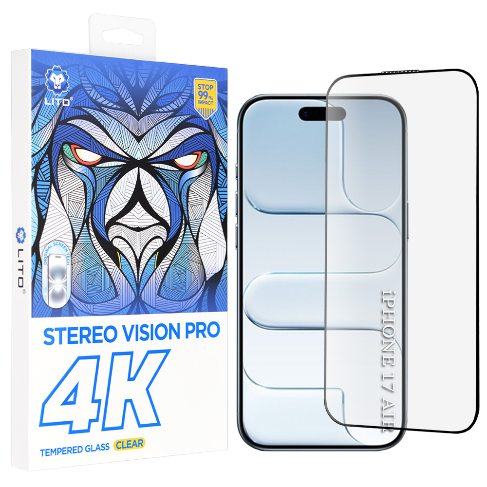 Калъф за iPhone 17 Air - Lito D+ Max 4K - Черен