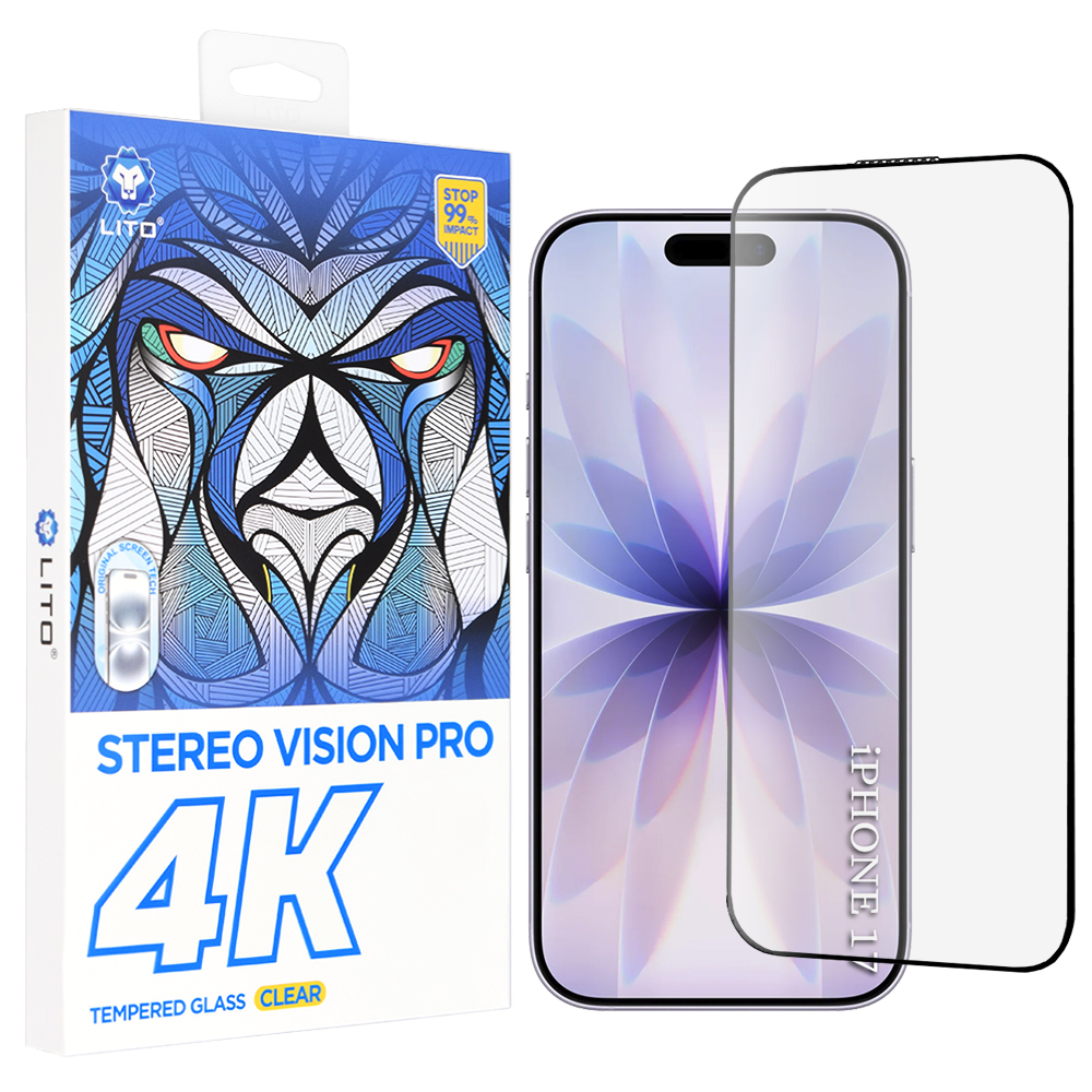 Калъф за iPhone 17 / iPhone 16 Pro - Lito D+ Max 4K - Черен