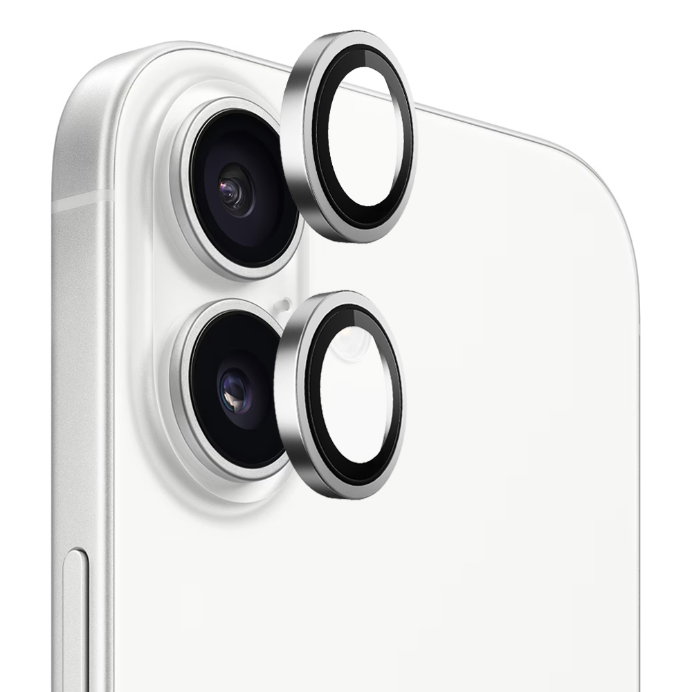 Калъф за iPhone 17 - Blueo Original Metal Frame Lens Lens Glass - Сребрист