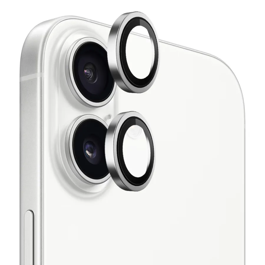 Калъф за iPhone 17 - Blueo Original Metal Frame Lens Lens Glass - Сребрист