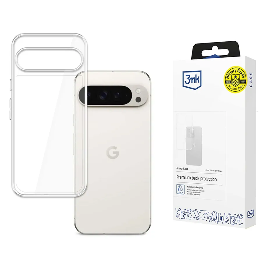 Калъф за Google Pixel 9 Pro XL - 3mk Armor Case - Прозрачен