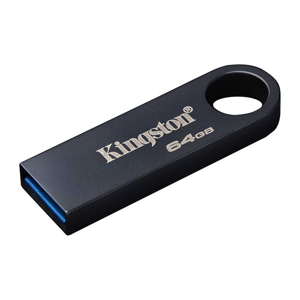 Premium Memory Stick 64GB, USB - Kingston (KE-U2X64-1AC) - тъмен никел