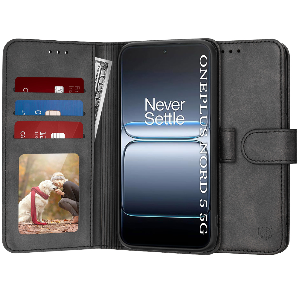 Калъф за OnePlus Nord 5 - Techsuit Diary Book - Черен