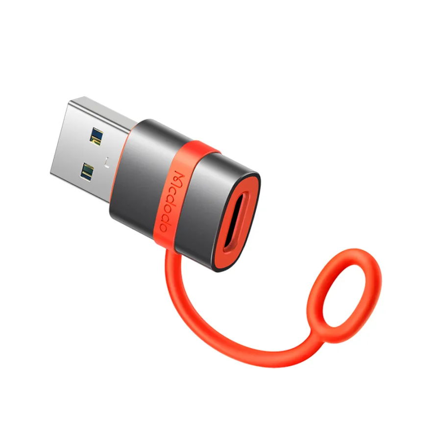 Адаптер Type-C към USB 3.0, 5Gbps, преносим дизайн, Plug&Play - адаптер Mcdodo (OT-3800) - Сив