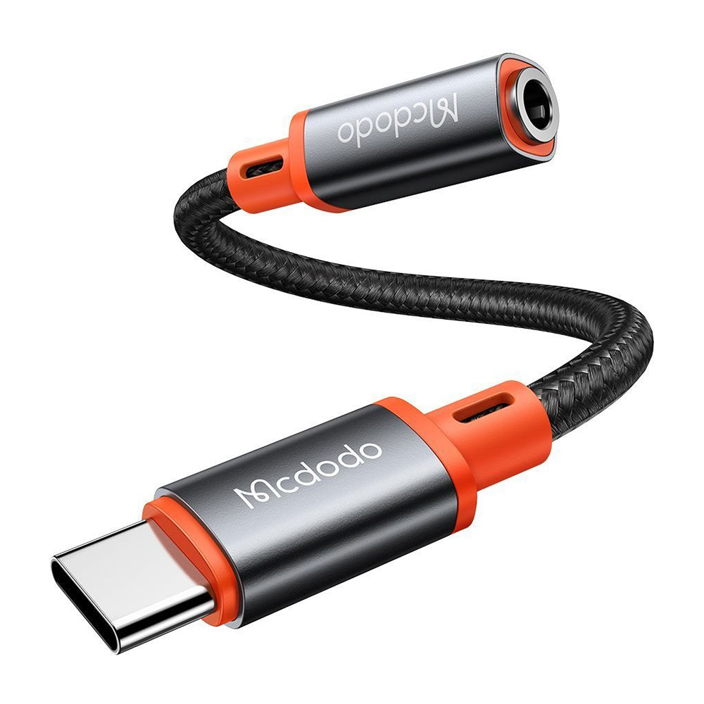 Адаптер Type-C Tata към 3.5mm Mom Jack, 0.11m - Mcdodo (CA-7561) - Черен