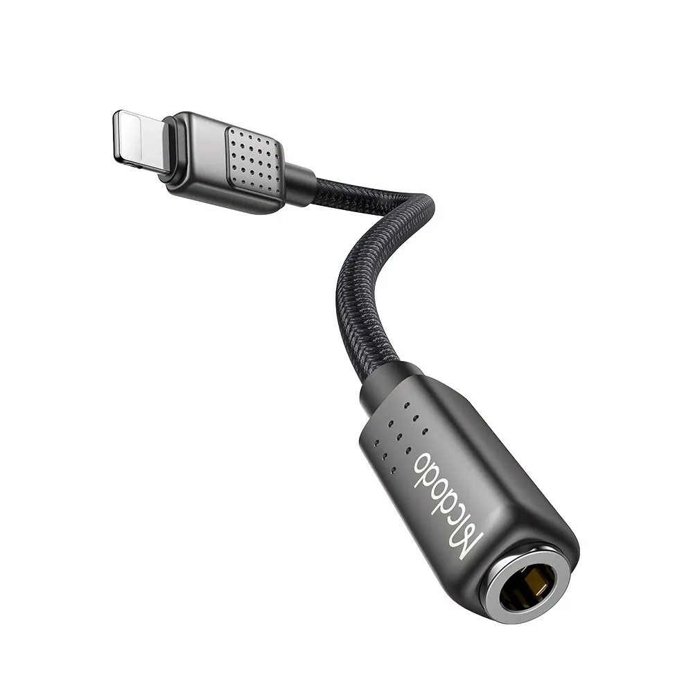 Адаптер Lightning Tata към 3.5mm Mom Jack, 0.11m - Mcdodo (CA-5010) - Черен