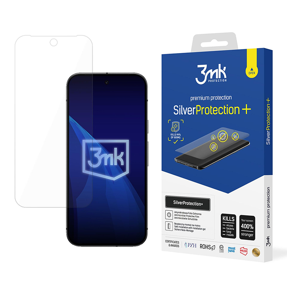 Фолио за Google Pixel 9a - 3mk SilverProtection+ фолио - прозрачно