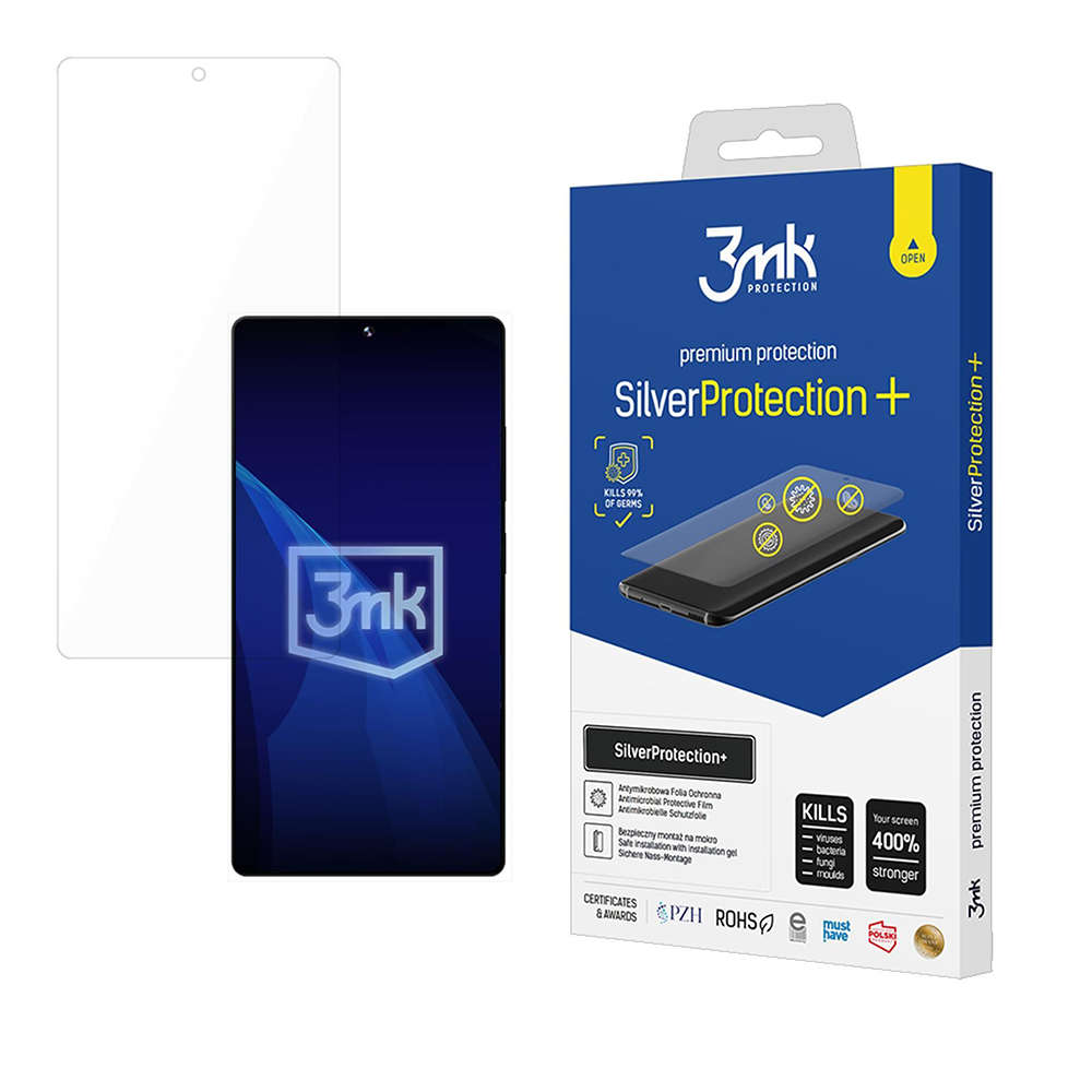 Фолио за Samsung Galaxy S25 Ultra - 3mk SilverProtection+ фолио - прозрачно