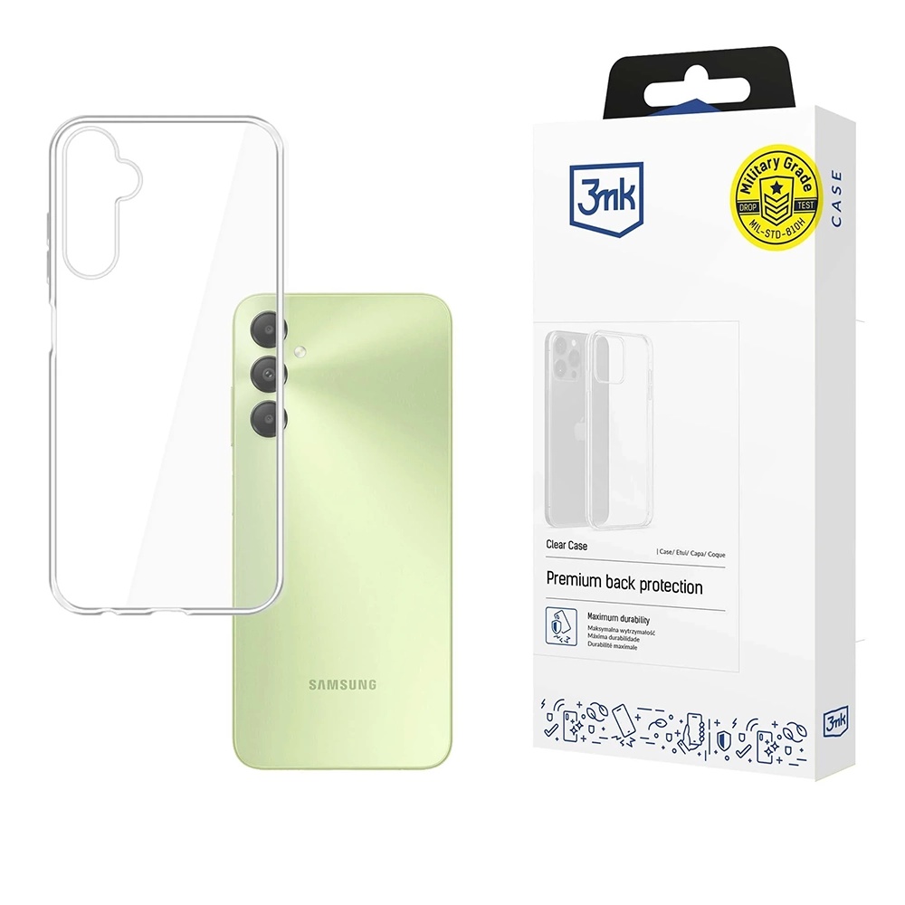Калъф за Samsung Galaxy A05s - 3mk Прозрачен Case - Прозрачен