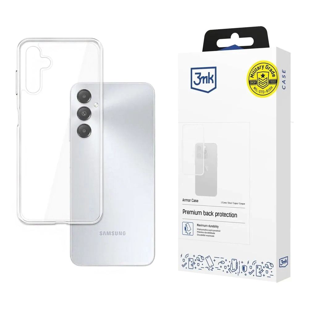 Калъф за Samsung Galaxy A05s - 3mk Armor Case - Прозрачен