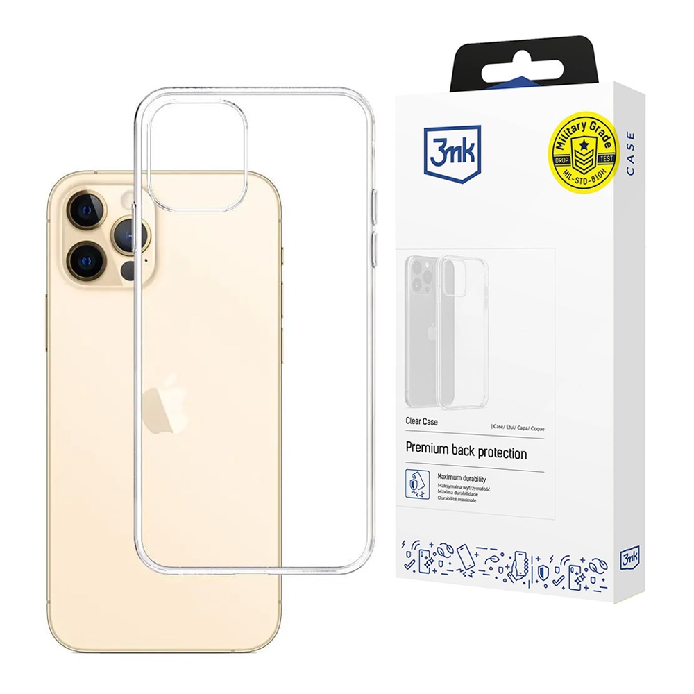 Калъф за iPhone 13 Pro Max - 3mk Прозрачен Case - Прозрачен