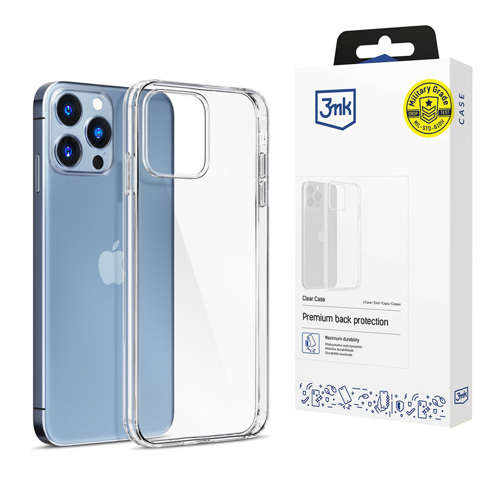 Калъф за iPhone 14 Pro - 3mk Прозрачен Case - Прозрачен