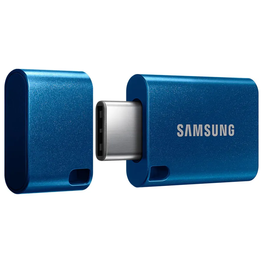Memory Stick 128GB, USB-C, 400MB/s, 5-proof Technology - Samsung (MUF-128DA/APC) - Син
