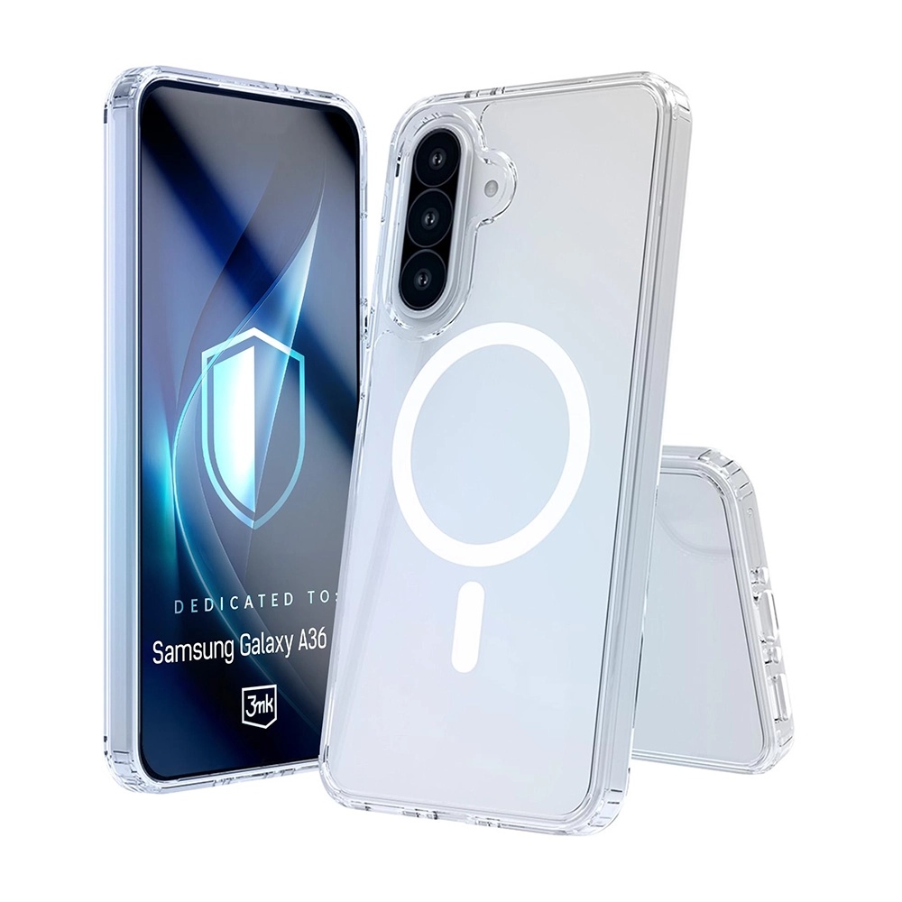 Калъф за Samsung Galaxy A36 5G - 3mk Armor MagCase - Прозрачен