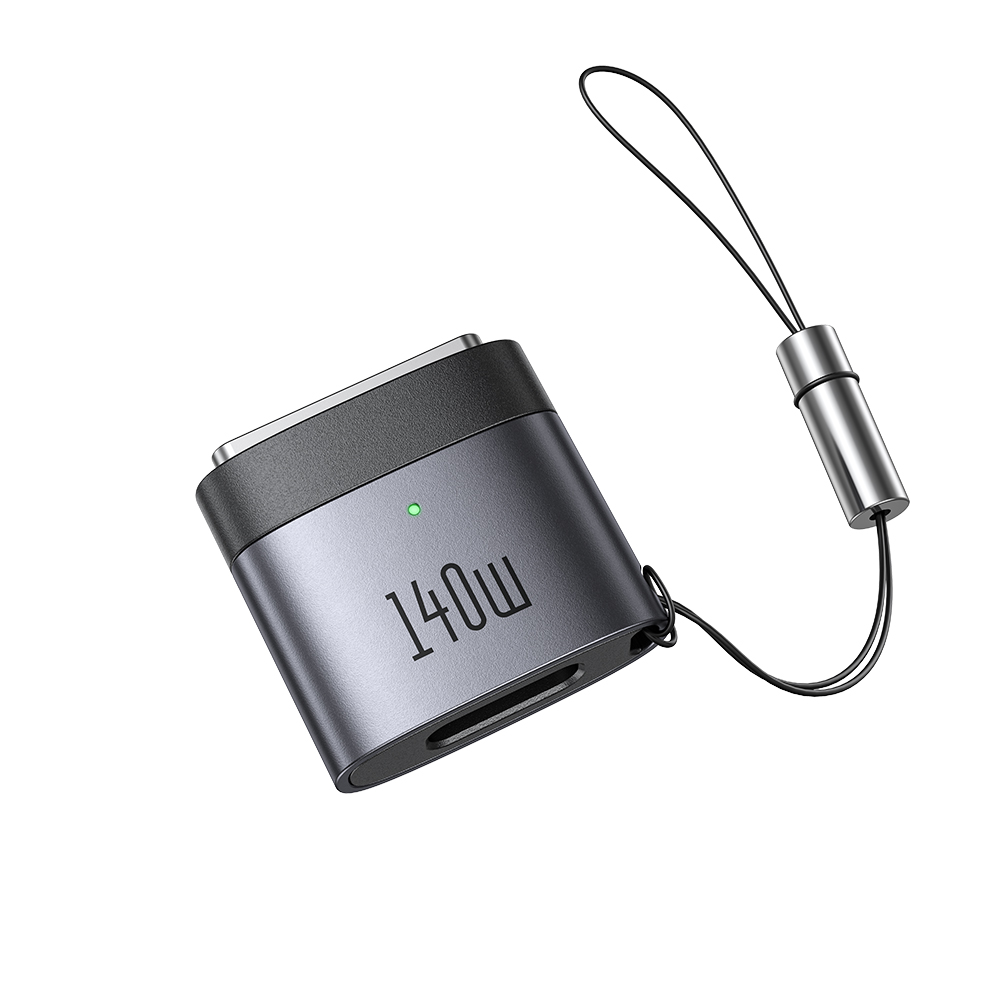 Конвертор USB-C към MagSafe 3, алуминиева сплав, LED - Mcdodo (OT-6850) - Черен