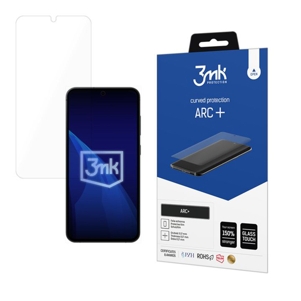 Фолио за Samsung Galaxy S25 - 3mk ARC+ Защитно фолио - прозрачно
