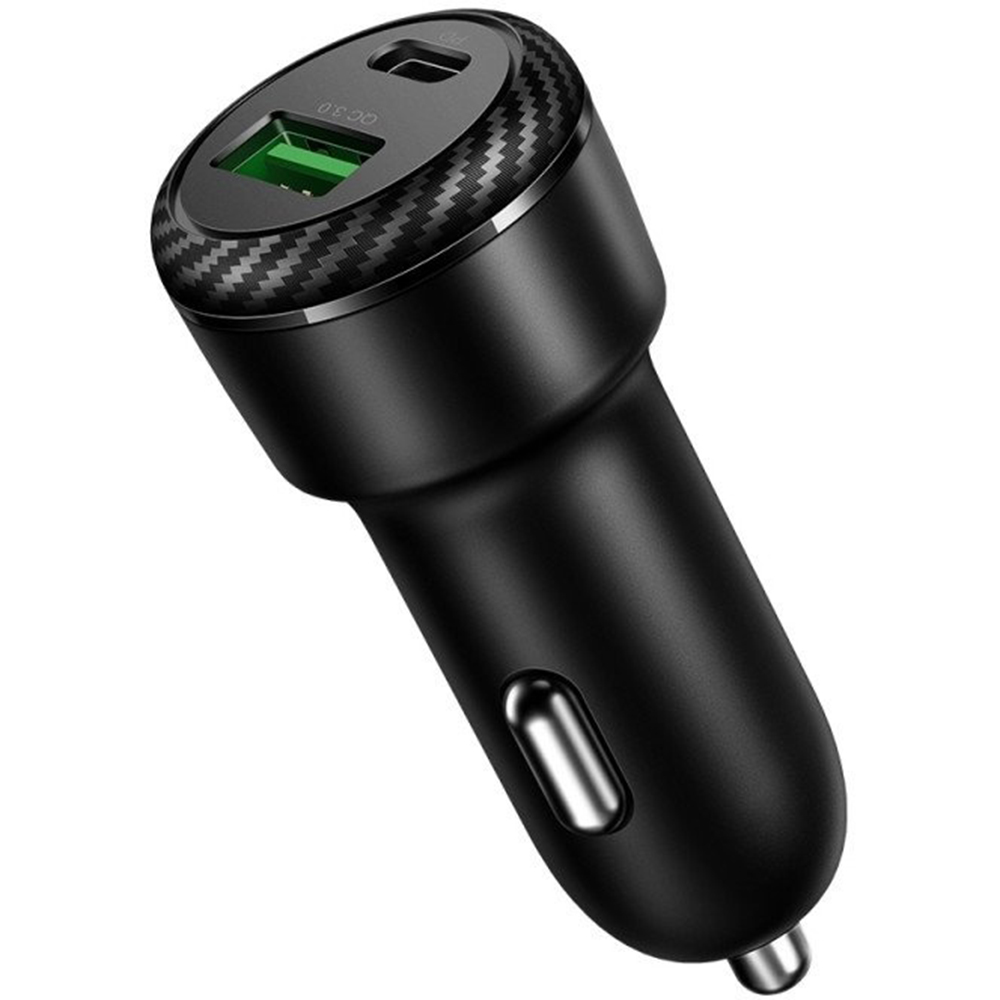 Зарядно за кола, USB-A, USB-C, бързо зарядно устройство, 38W - Mcdodo (CC-5970) - черно