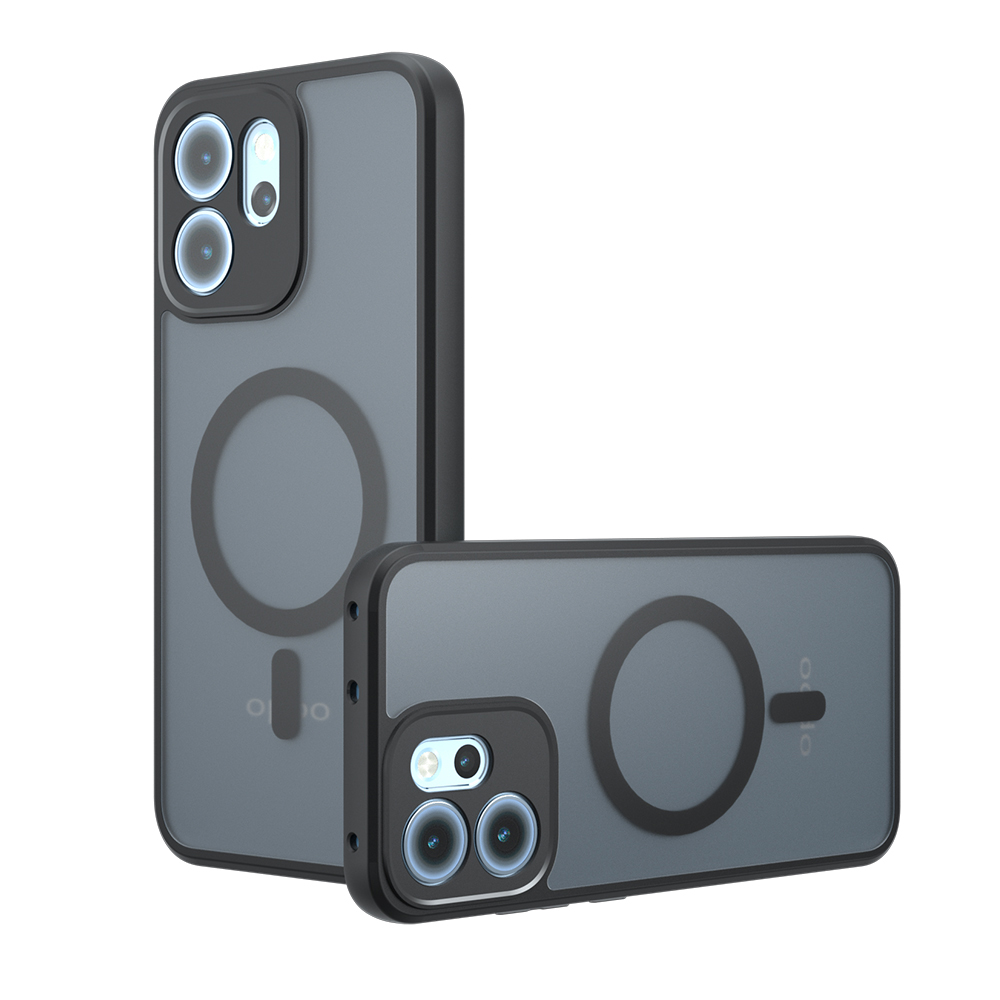 Калъф за Oppo Reno14 F / Reno14 FS 5G - Techsuit PureFrost MagSafe - Frosted Черен